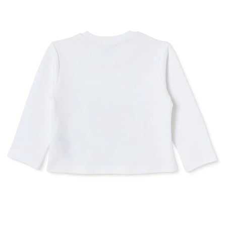 HelloBaby Kız Bebek Tişört Hayvan Baskılı Bisiklet Yaka Long Sleeve