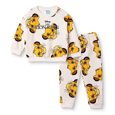 Disney Erkek Bebek Lisans Eşofman Takımı Lisans Baskılı Bisiklet Yaka Long Sleeve Ribanalı
