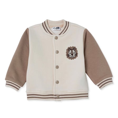 HelloBaby Erkek Bebek Kolej Ceket Hayvan Baskılı Çıtçıtlı V Yaka Long Sleeve