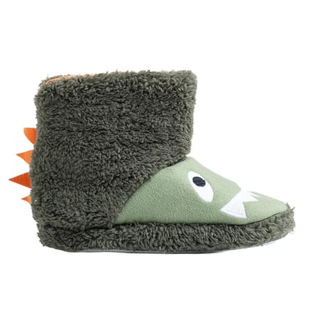 HelloBaby Erkek Bebek Panduf Dinozor Baskılı