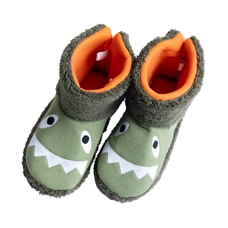 HelloBaby Erkek Bebek Panduf Dinozor Baskılı