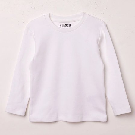 HelloBaby Erkek Bebek Tişört Bisiklet Yaka Long Sleeve