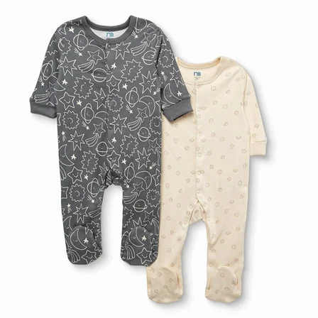 Mothercare Erkek Bebek Tulum Uzay Baskılı Çıtçıtlı Bisiklet Yaka Long Sleeve Patikli
