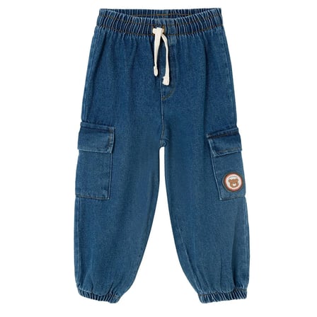 HelloBaby Erkek Bebek Denim Pantolon Lastikli