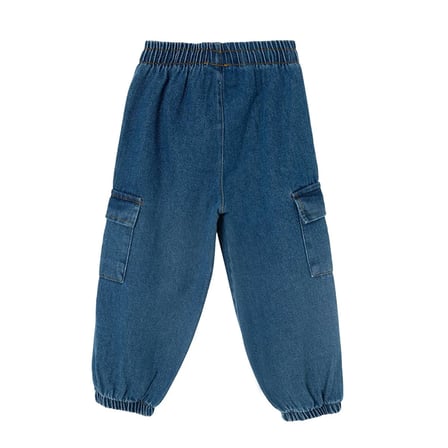 HelloBaby Erkek Bebek Denim Pantolon Lastikli