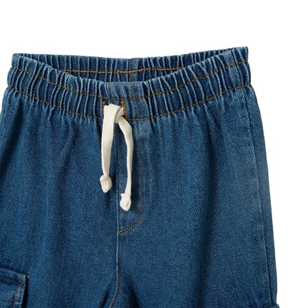 HelloBaby Erkek Bebek Denim Pantolon Lastikli
