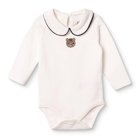 HelloBaby Erkek Bebek Body Çıtçıtlı Bebe Yaka Long Sleeve