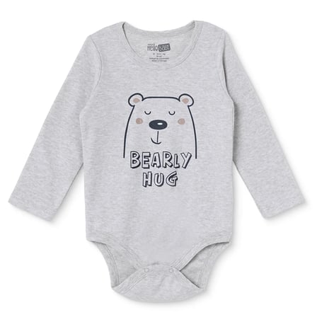 HelloBaby Erkek Bebek Body Çıtçıtlı Çıtçıtlı Yaka Long Sleeve