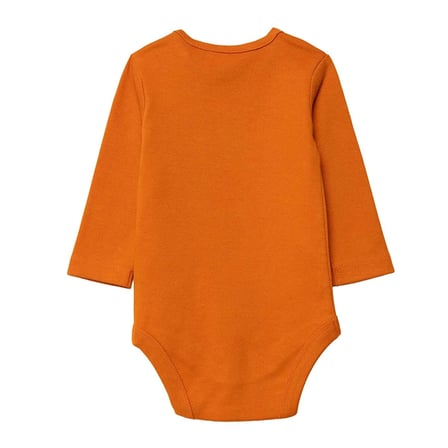 HelloBaby Erkek Bebek Body Hayvan Baskılı Çıtçıtlı Modelli Yaka Long Sleeve