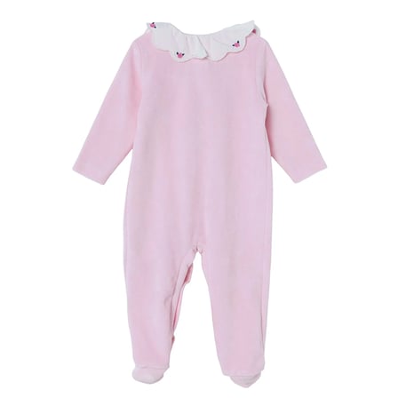HelloBaby Yenidoğan Kadife Patikli Tulum