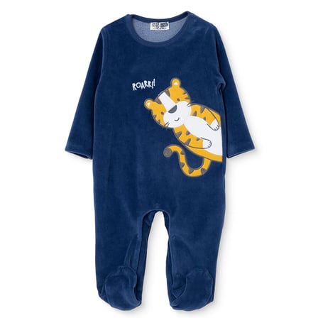 HelloBaby Yenidoğan Kadife Patikli Tulum