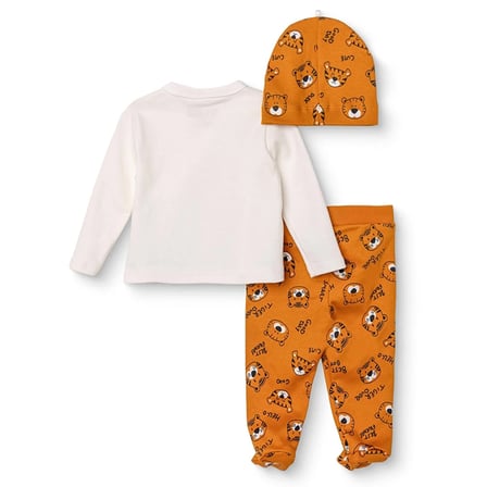 HelloBaby Yenidoğan Zıbın-Şapka-Patikli