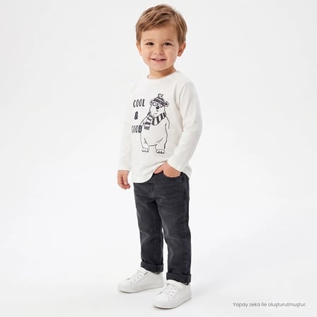 HelloBaby Cool Boy Tshirt - Pantolon