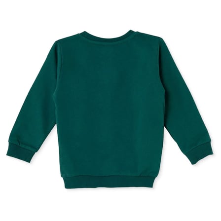 HelloBaby Erkek Bebek Sweatshirt Hayvan Baskılı Bisiklet Yaka Uzun Kol