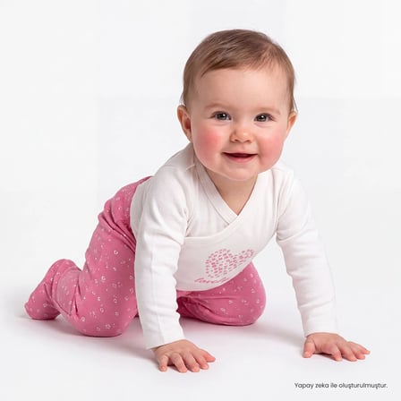 HelloBaby Yenidoğan Zıbın Body-Patikli A