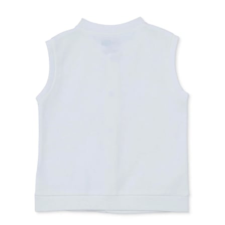 HelloBaby Kız Bebek Basic Yelek Bisiklet Yaka Çıtçıtlı Atlet