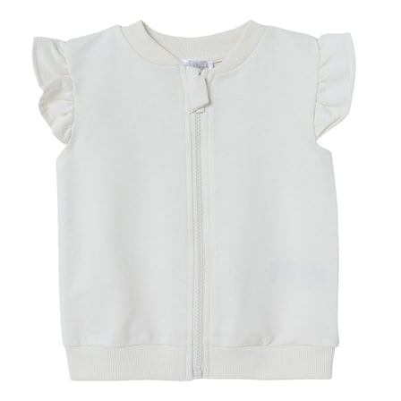 HelloBaby Kız Bebek Basic Yelek Bisiklet Yaka Fermuarlı Atlet