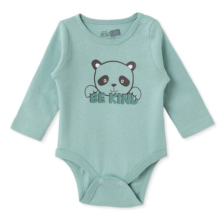 HelloBaby Erkek Bebek Uzun Kol Body Çıtçıtlı Yaka Uzun Kol