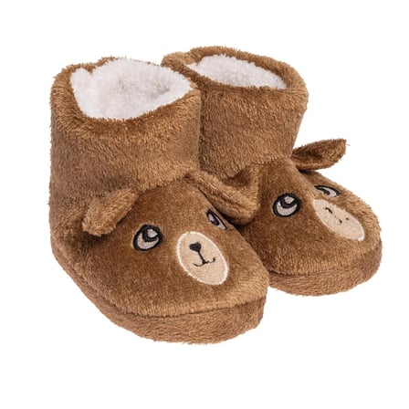 HelloBaby Erkek Bebek Panduf Ayı Baskılı