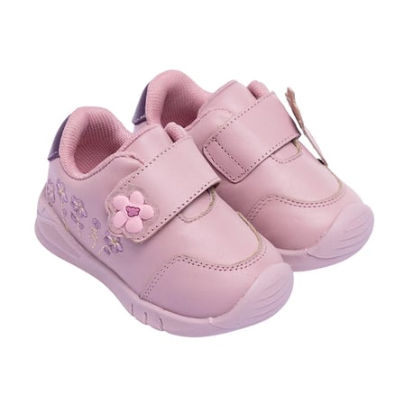 BabyWalk Kız Bebek Günlük Ayakkabı Çiçek Baskılı Cırt Bantlı
