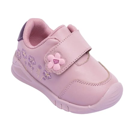 BabyWalk Kız Bebek Günlük Ayakkabı Çiçek Baskılı Cırt Bantlı