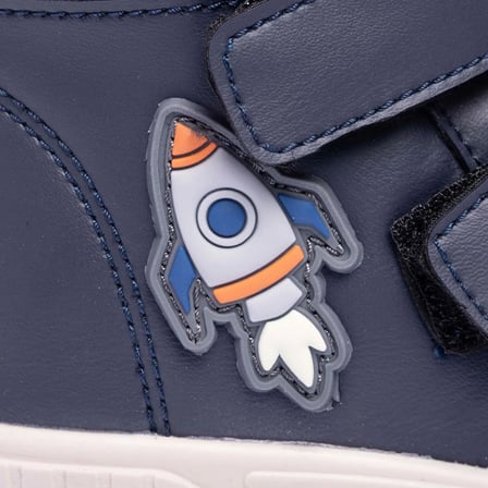 HelloBaby Erkek Bebek Bot Roket Baskılı Fermuarlı