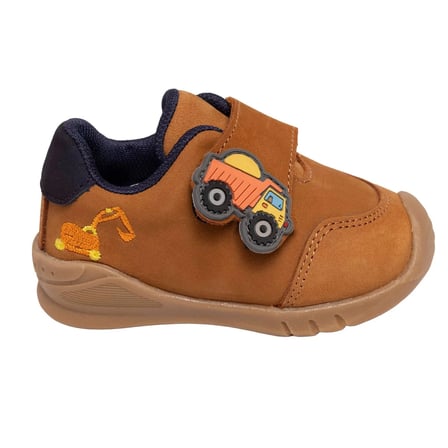 BabyWalk Erkek Bebek Günlük Ayakkabı İş Makinası Baskılı Cırt Bantlı