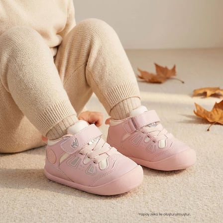 BabyWalk Kız Bebek Bot Cırt Bantlı