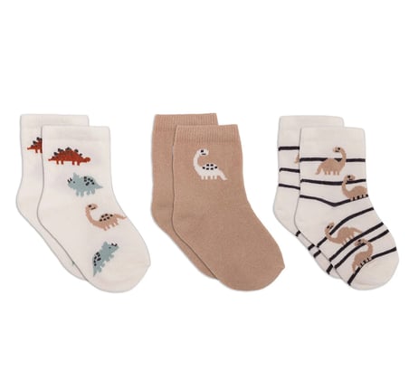 HelloBaby Erkek Bebek 3lü Soket Çorap Araba Baskılı