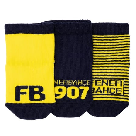 Fenerbahçe Erkek Bebek 3lü Soket Çorap