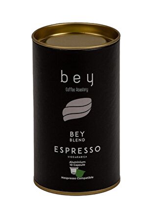 Bey Coffee Roastery Bey Blend Nespresso Uyumlu Aluminyum Kapsül Kahve 10 Adet