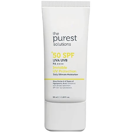 THE PUREST SOLUTİONS Görünmez UV Koruması, Günlük Yoğun Nemlendirici SPF 50+ 50ML