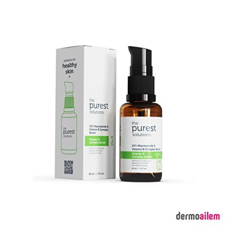 Vita-b Complex Niacinamide 10% Serum Bariyer Güçlenmeye Yardımcı Tüm Cilt Tiplerine Uygun