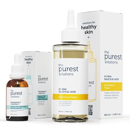 The Purest Solutions Yağlı ve Karma Ciltlere Özel Cilt Bakım Seti
