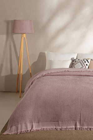 ELART Ruffle Pike Tek Kişilik (160x220 cm) Pudra