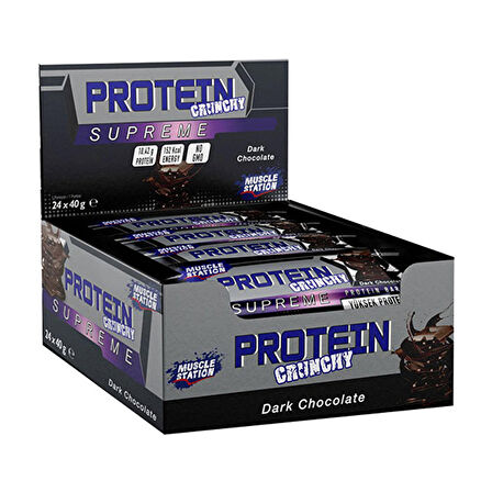 Supreme Crunchy Protein Bar 40 Gr 24 Adet - BEYAZ ÇİKOLATA