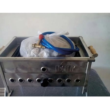 Birçelik BTM-01 Standart Lav Taşlı Tüplü Mangal 32x44x22 cm