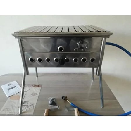 Birçelik BTM-02 Büyük Boy Lav Taşlı Tüplü Mangal 32x54x22 cm