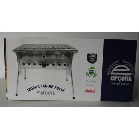 Erçelik ETM-01 Standart Lav Taşlı Tüplü Mangal 32x44x22 cm