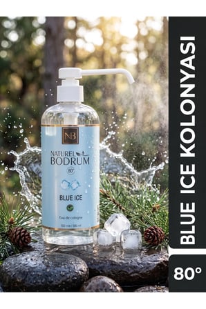 Blue İce Kolonya 500 ml Sprey Başlıklı Buzlu Ferah Ekonomik Boy %80 Alkollü