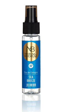 Sea Breeze Kolonya 60 ML x 4 adet Sprey Başlık NATUREL BODRUM