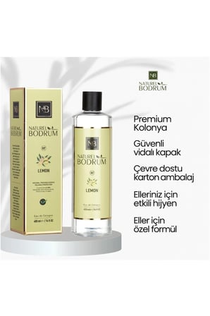 Lemon Kolonyası 400 ml Dökmeli Klasik Lemon Aile Boy Misafir İkramı %80 Alkollü
