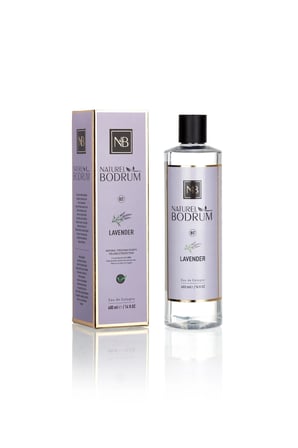 Lavander Kolonya İkili Set (400 ml Dökmeli + 60 ml Sprey Cep Boy) %80 Alkollü