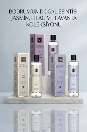 Çiçek Bahçesi Kolonya Seti 3x400 ml (Jasmin + Lilac + Lavander) Dökmeli %80 Alkollü