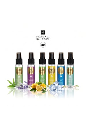 Deluxe Ferahlık Kolonya Seti 6x60 ml Sprey %80 Alkollü