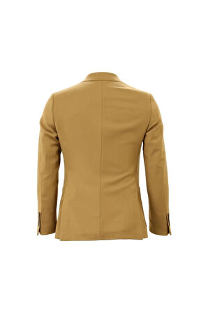 Erkek Cep Detaylı Ceket - Camel  | 46