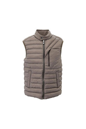 Erkek Designers Yelek - Kahverengi  | M