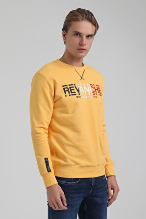 Bisiklet Yaka Hardal Regular Sweatshirt 22FWM60123