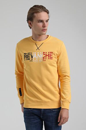 Bisiklet Yaka Hardal Regular Sweatshirt 22FWM60123