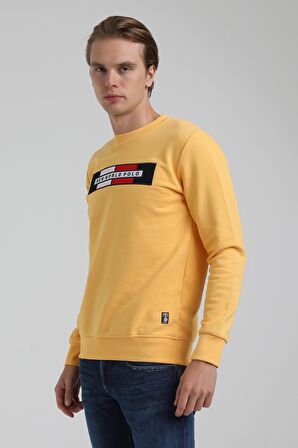 Bisiklet Yaka Hardal Regular Sweatshirt 22FWM60124